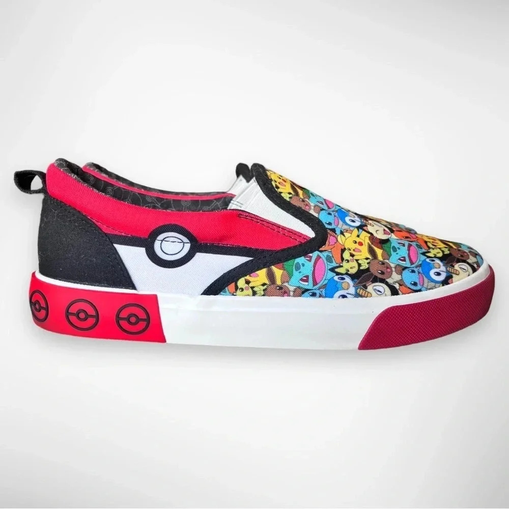 GROUND UP Pokemon‎ Pikachu Slip-on Canvas Sneakers Size 5 | EUC - Picture 6 of 9
